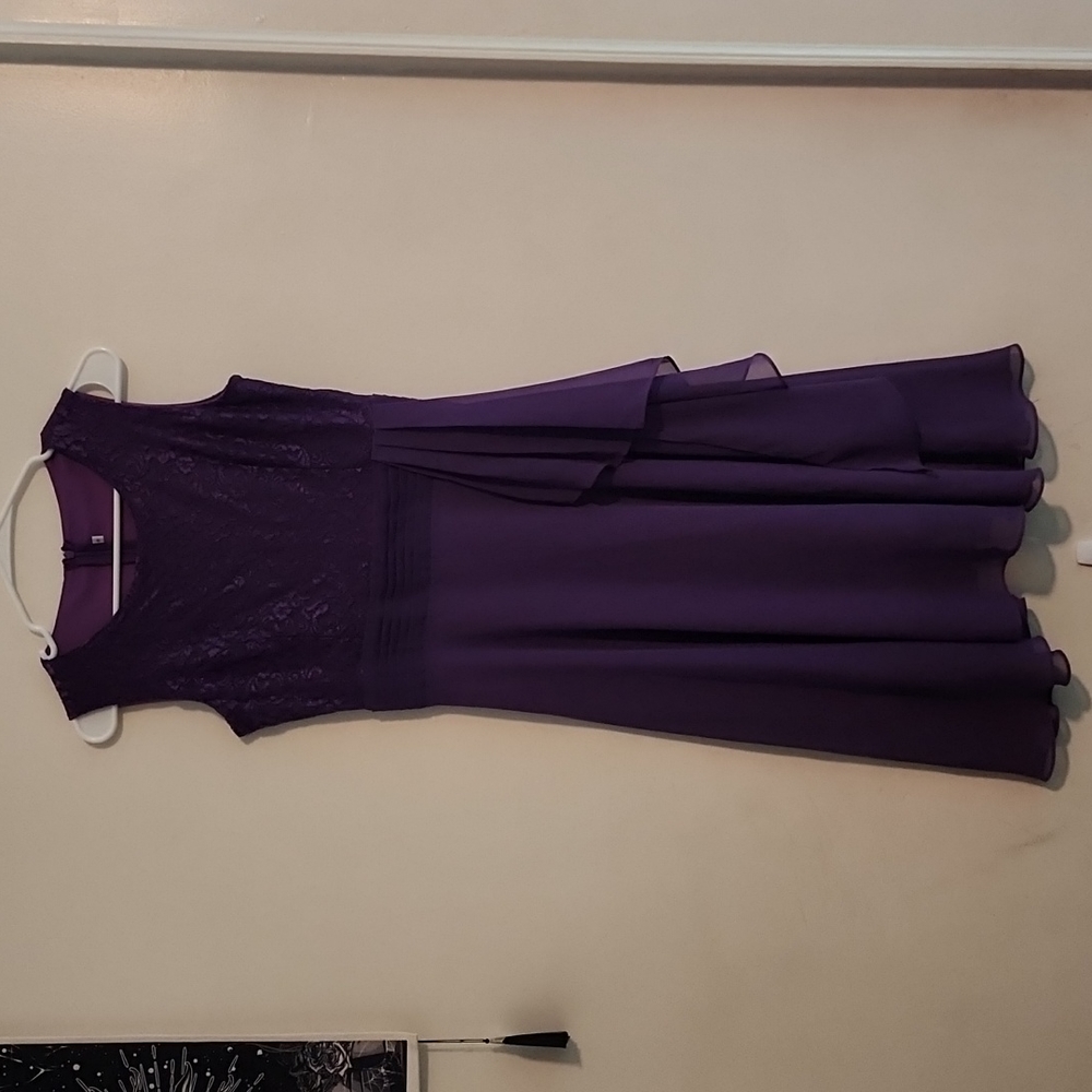 Purple Lace Dress